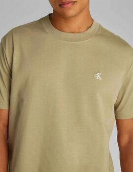 CALVIN KLEIN CAMISETA CAMEL SERIF FRONT GRPHIC