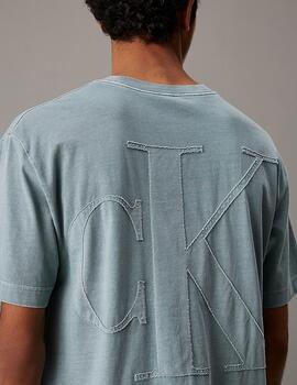 CALVIN KLEIN CAMISETA BLUE WASHED BOLD