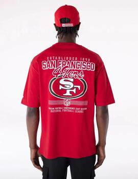 NEW ERA CAMISETA ROJO 49ERS SAN FRANCISCO