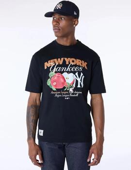 NEW ERA CAMISETA NEGRA FRUITS NY YANKEES