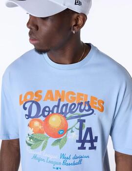 NEW ERA CAMISETA AZUL FRUITS LA DODGERS