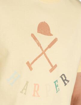 HARPER CAMISETA PREPPY AMARILLO