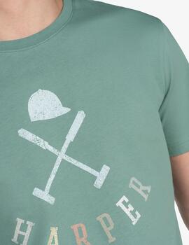 HARPER CAMISETA PREPPY VERDE