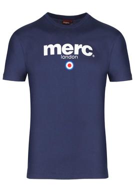 Merc of London Ticket T-Shirt Camiseta, Azul Marino, XS para Hombre:  : Moda