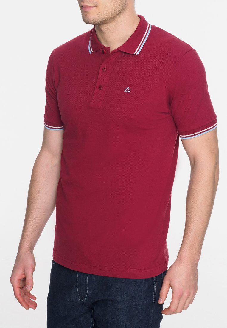 Polo Merc Card Claret para Hombre