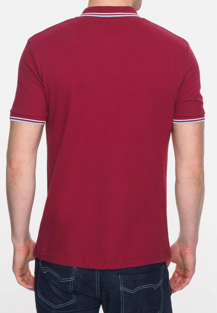 Polo Merc Card Claret para Hombre