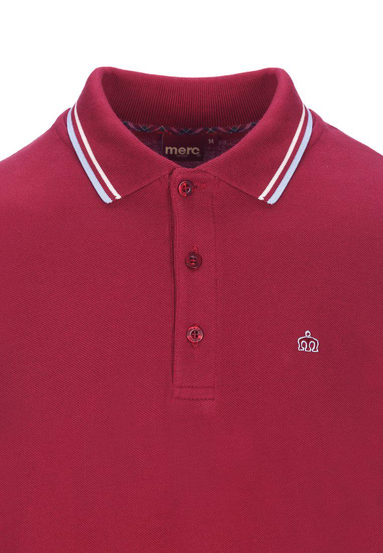 Polo Merc Card Claret para Hombre