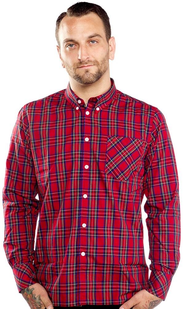MERC CAMISA CUADROS ROJO NEDDY