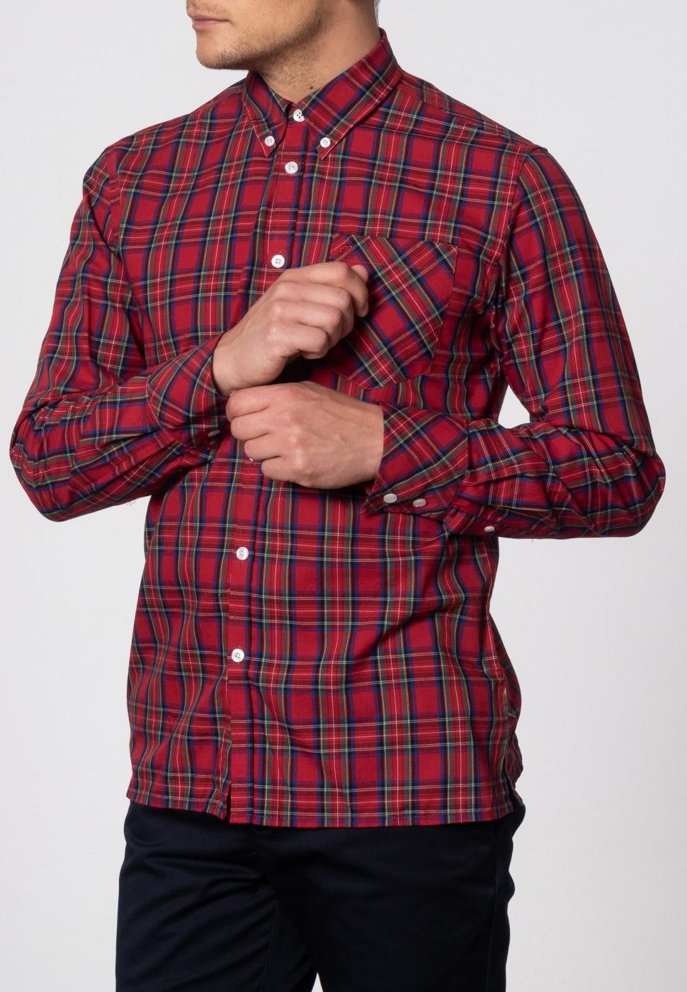 MERC CAMISA CUADROS ROJO NEDDY