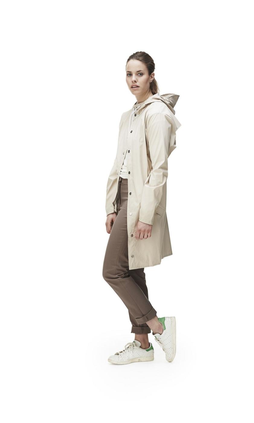RAINS LONG JACKET SAND