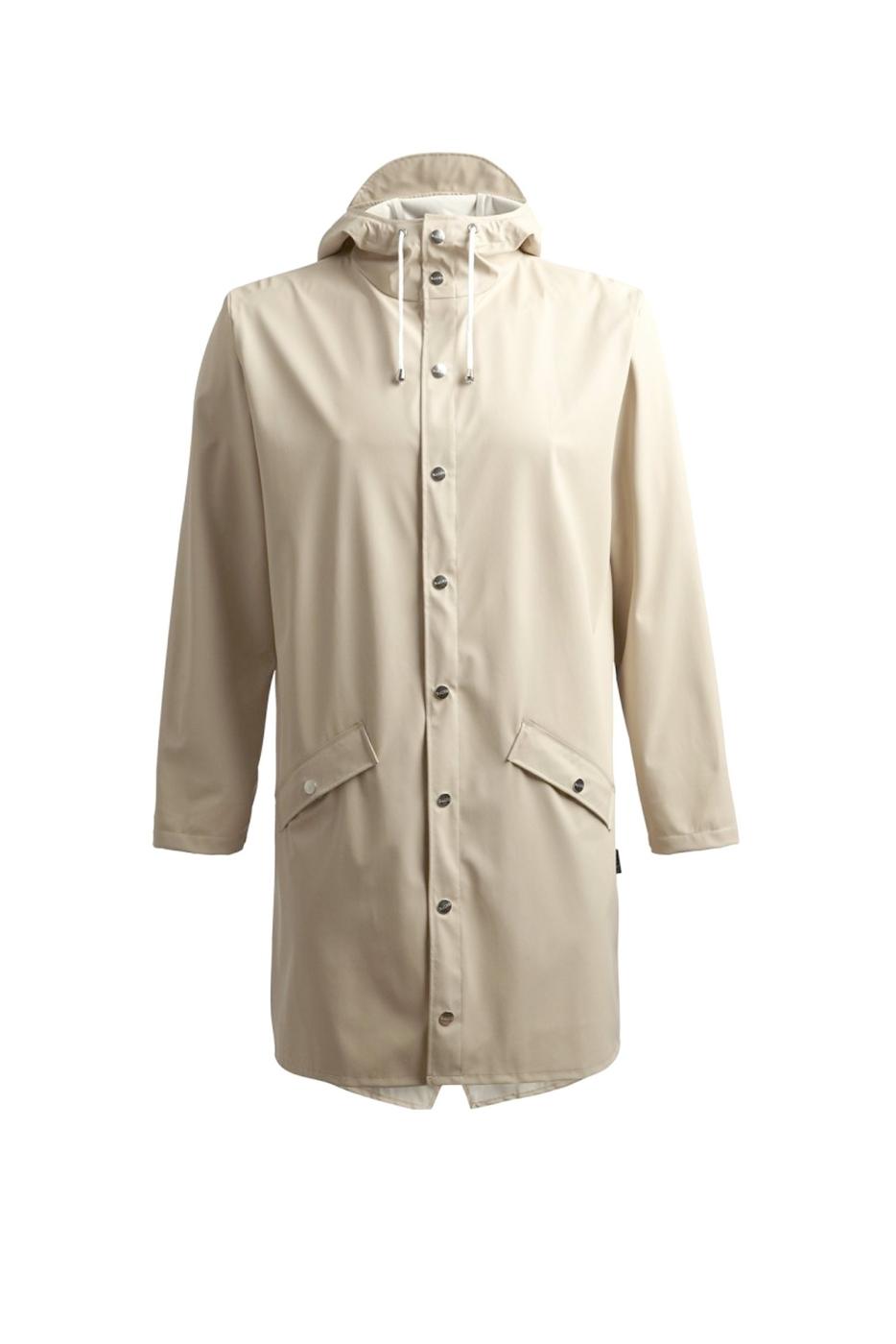 RAINS LONG JACKET SAND