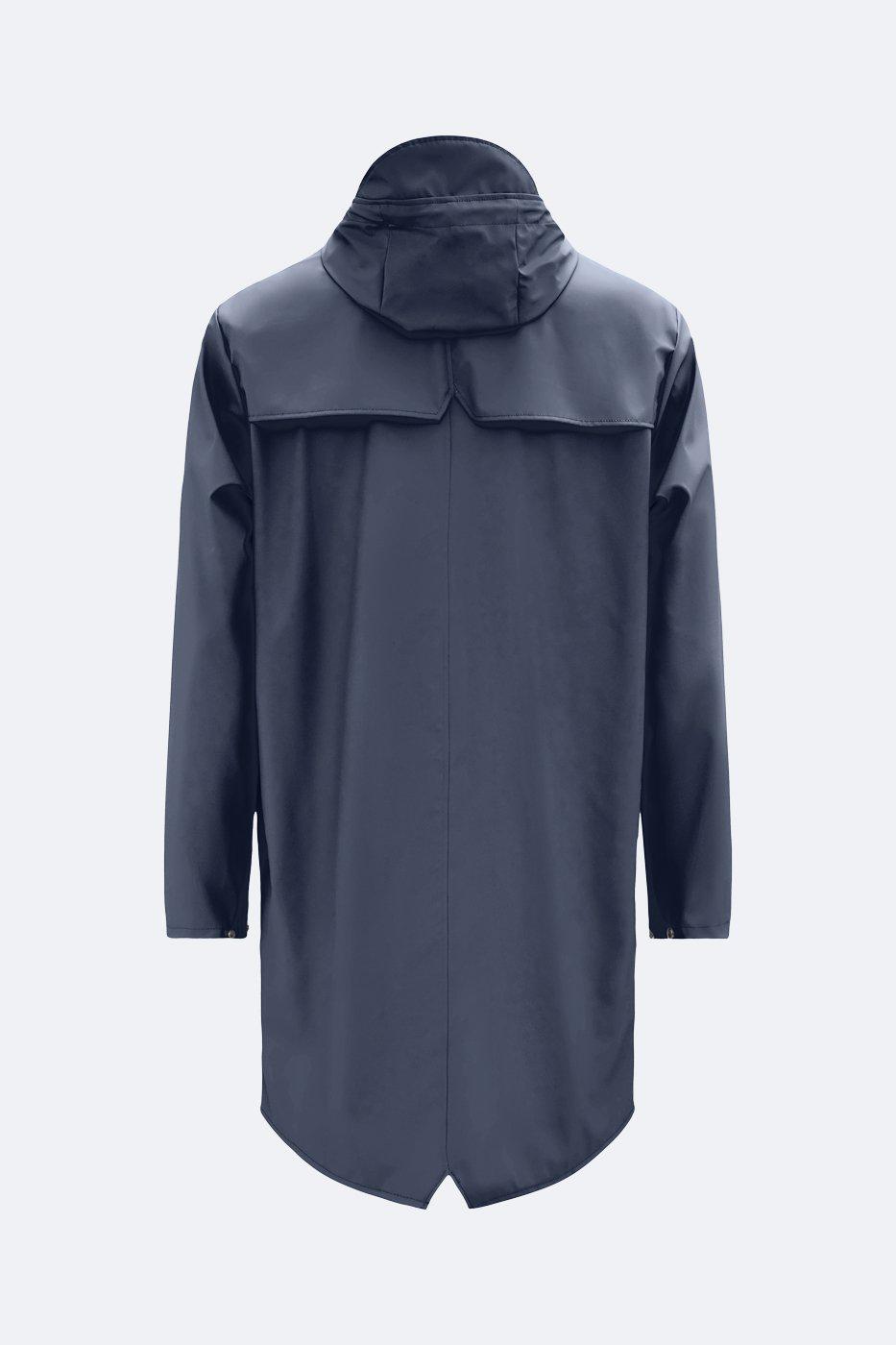 RAINS LONG JACKET NAVY