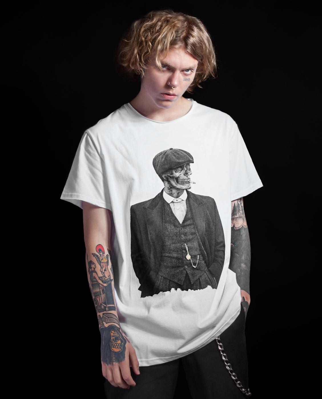 LE CRANE CAMISETA BLANCA PEAKY
