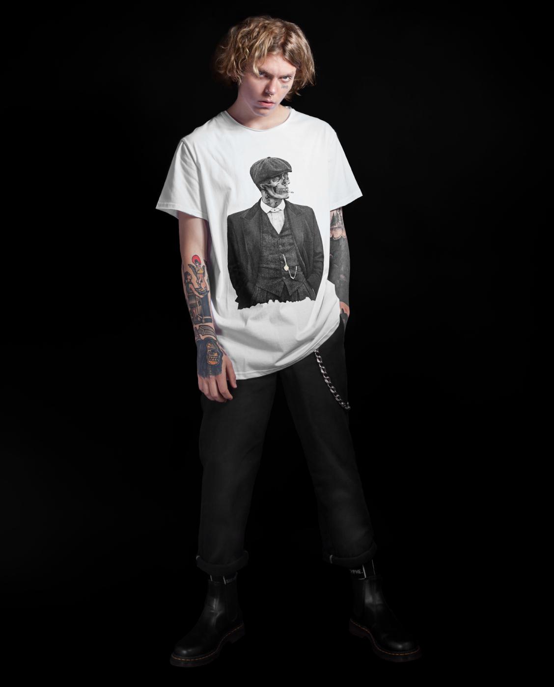 LE CRANE CAMISETA BLANCA PEAKY