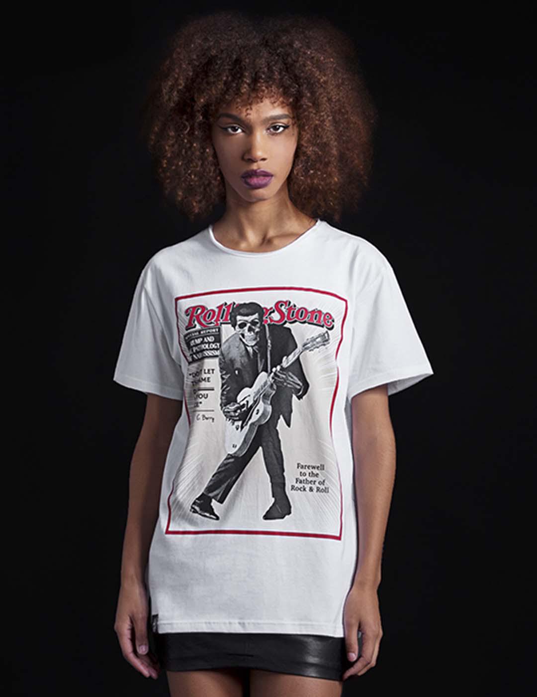 Camiseta Chuck Blanco Le Crâne Unisex