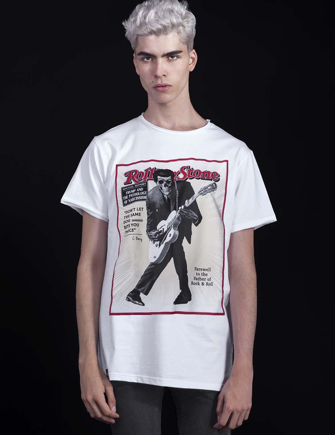 Camiseta Chuck Blanco Le Crâne Unisex