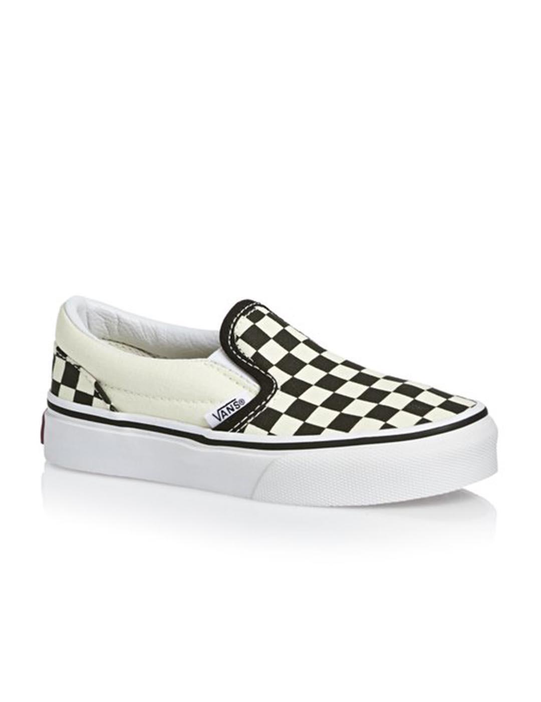VANS SLIP ON KIDS CHECKERBOARD