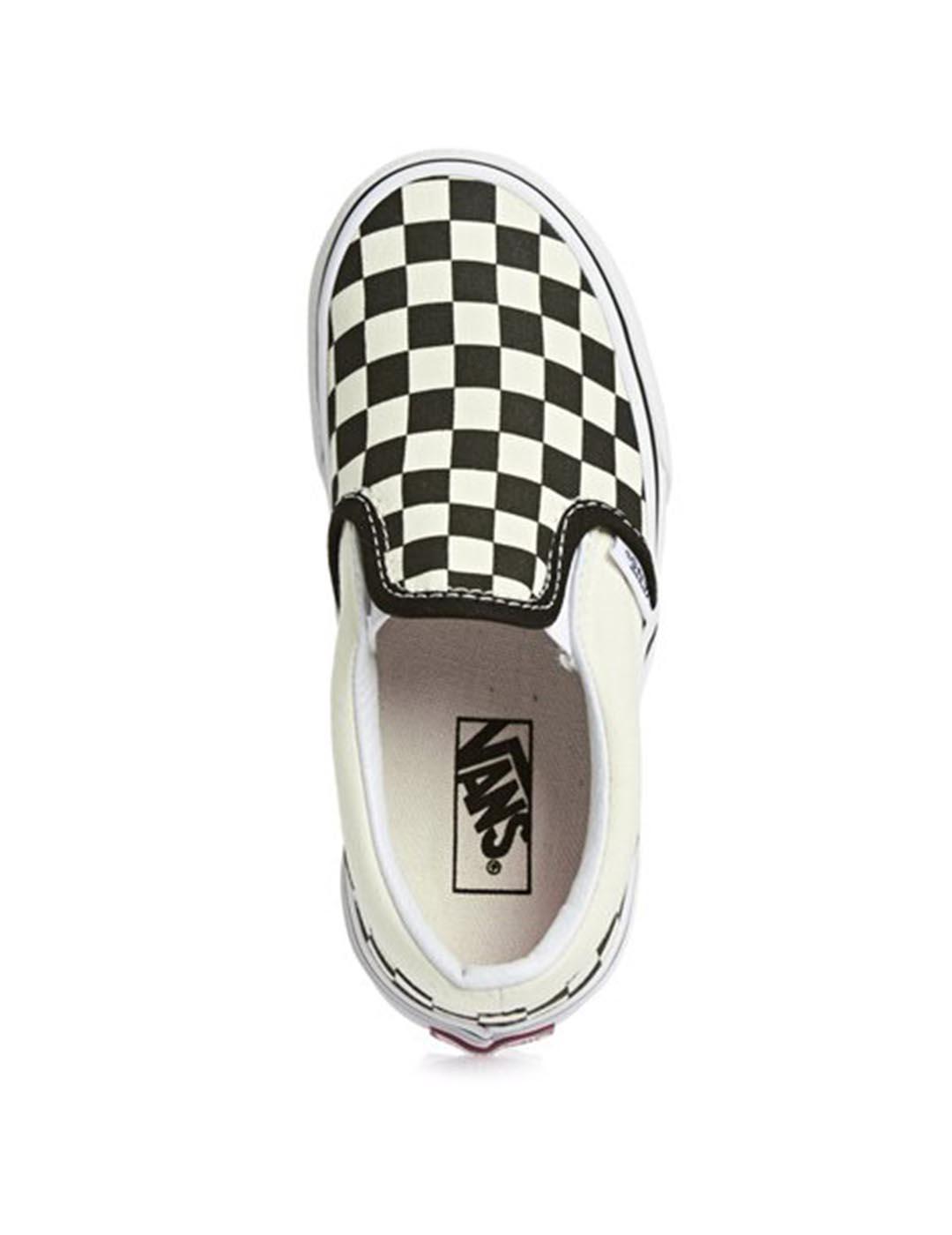 VANS SLIP ON KIDS CHECKERBOARD