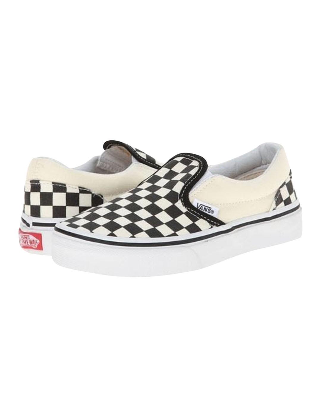 VANS SLIP ON KIDS CHECKERBOARD