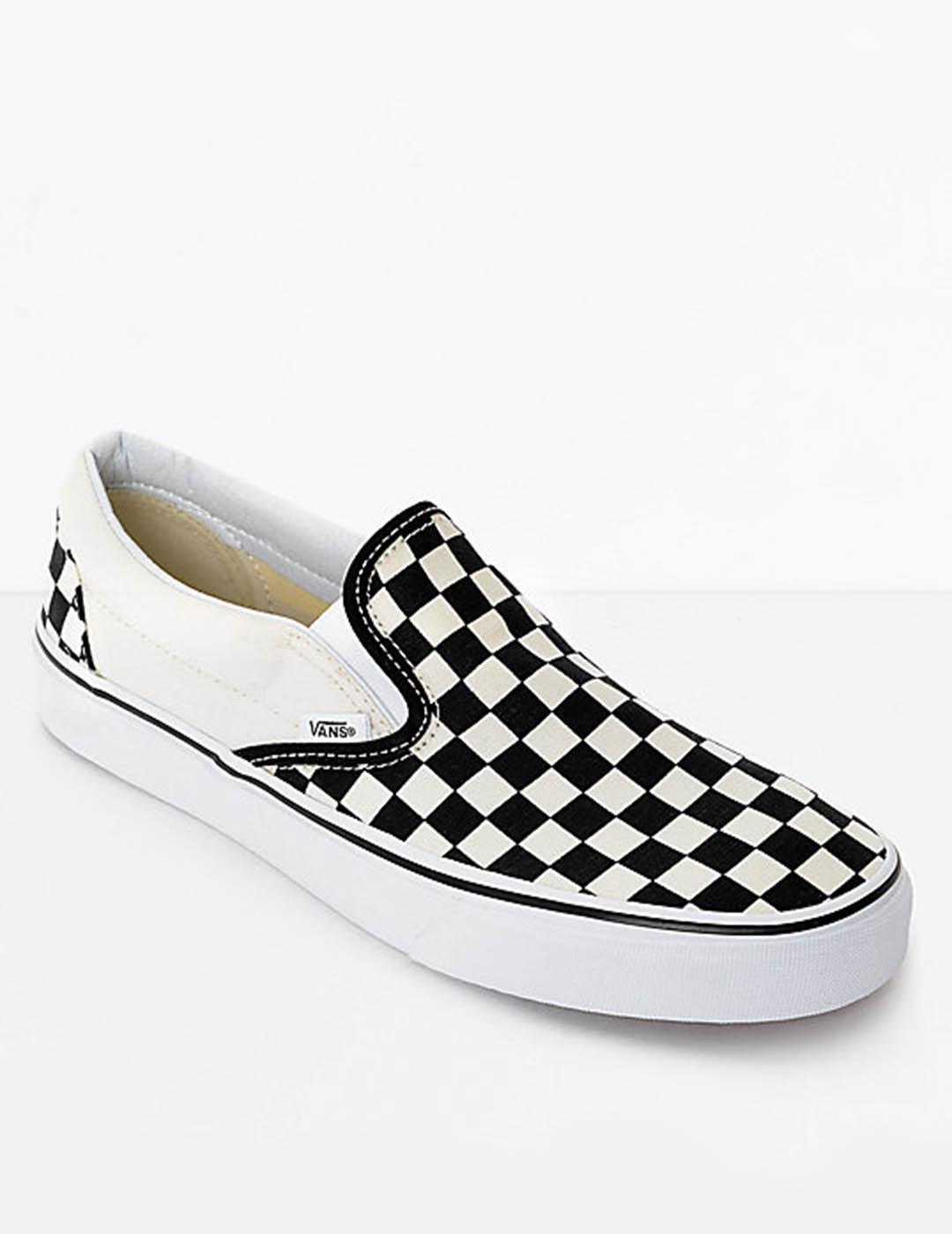 VANS SLIP ON CHECKBOARD