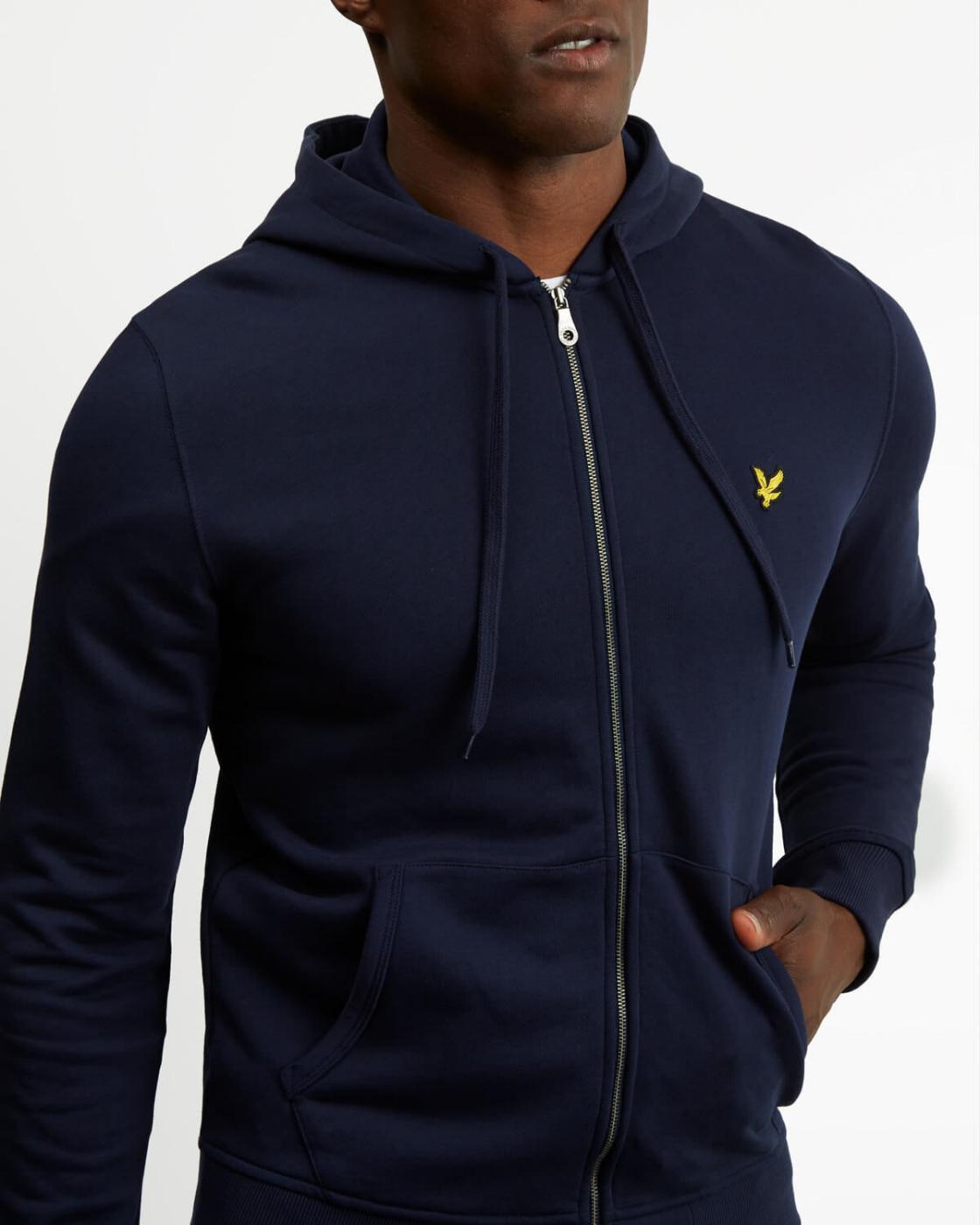 LYLE&SCOTT SUDADERA CREMALLERA MARINO