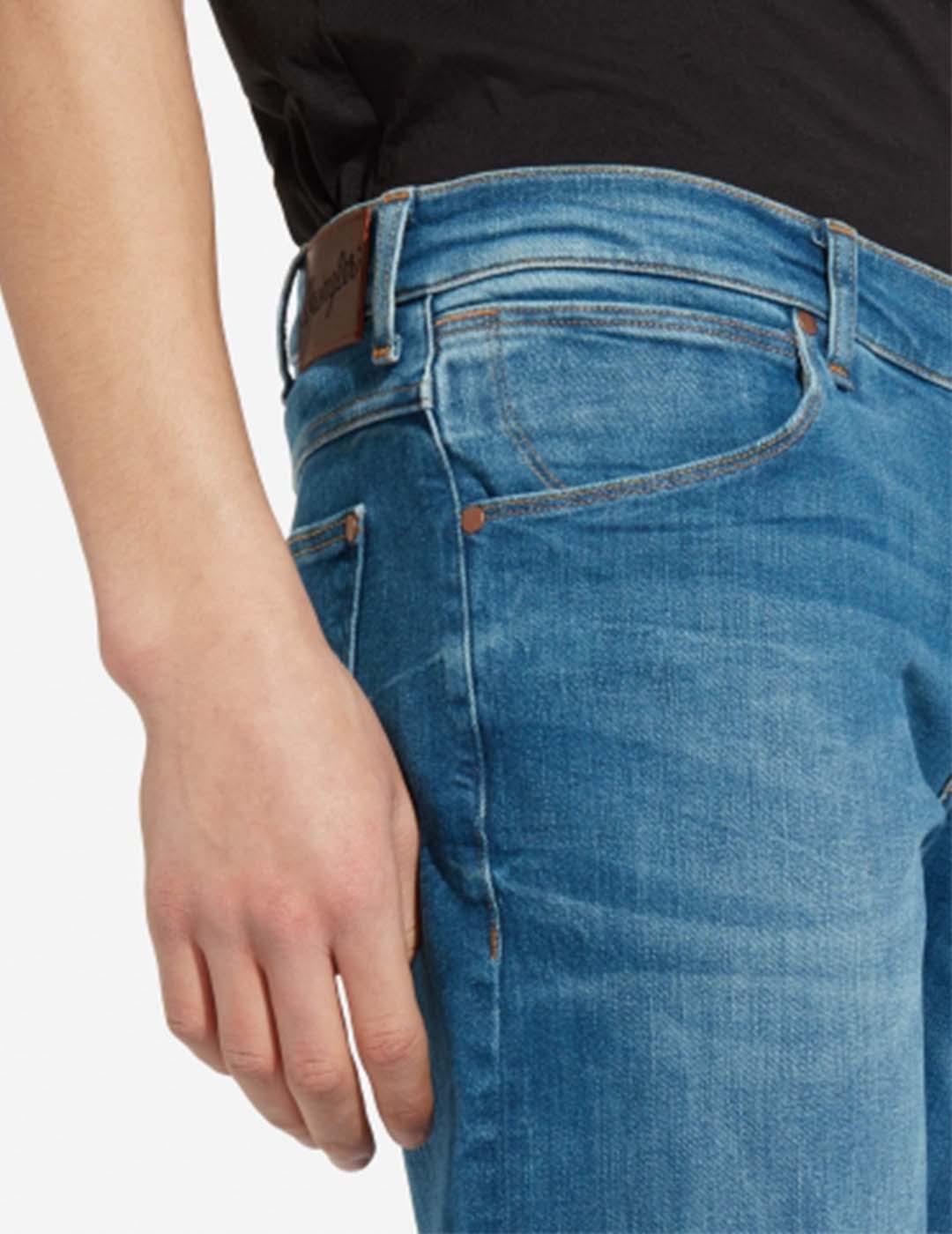 Vaqueros Jeans Larston Denim Wrangler para Hombre