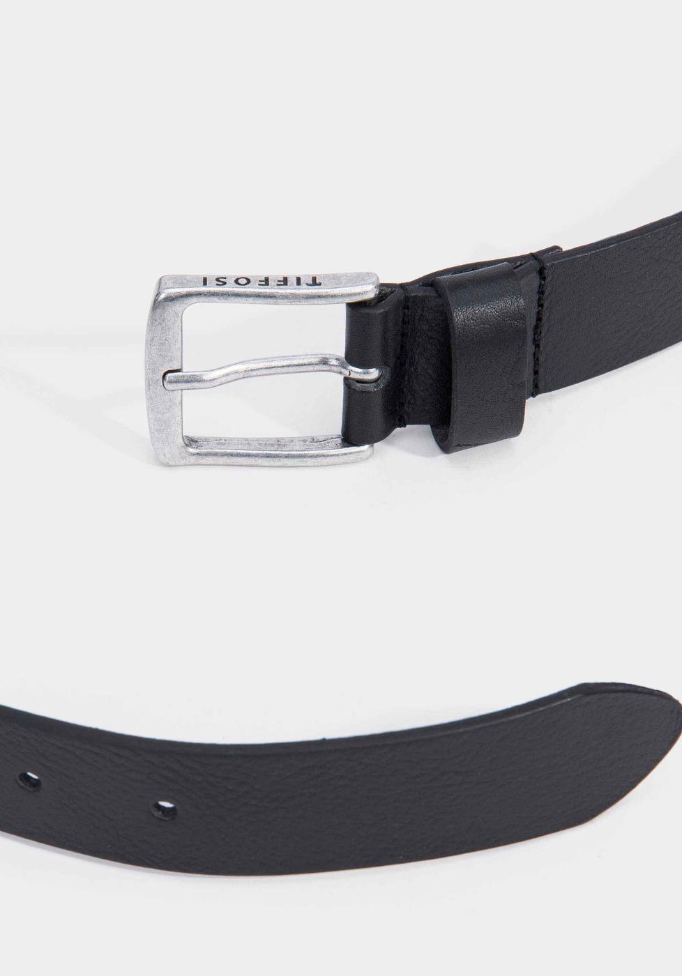 TIFFOSI CINTURON NEGRO POOL