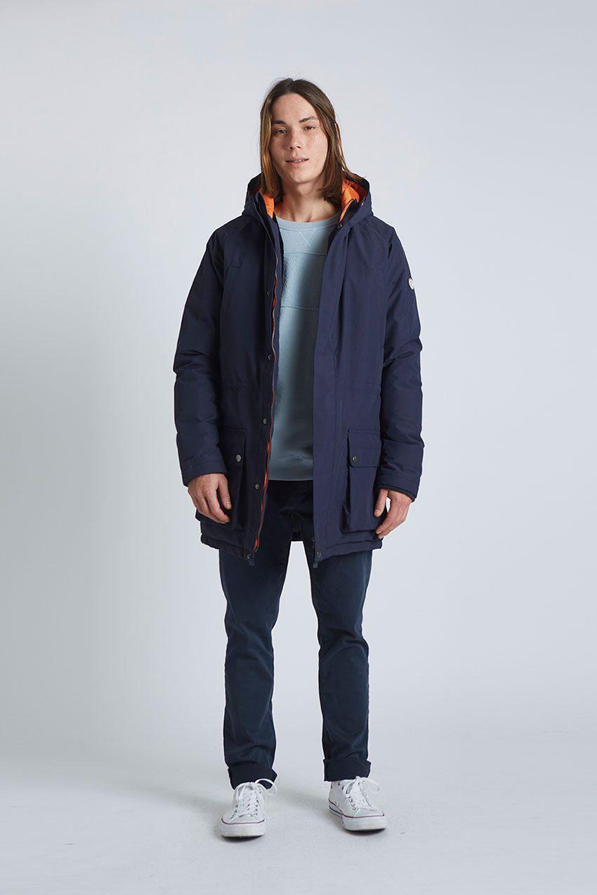 Parka Adahí Azul Tiwel Hombre