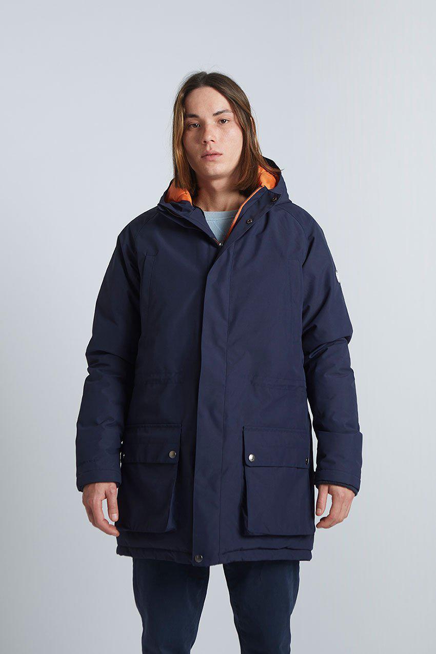 Parka Adahí Azul Tiwel Hombre