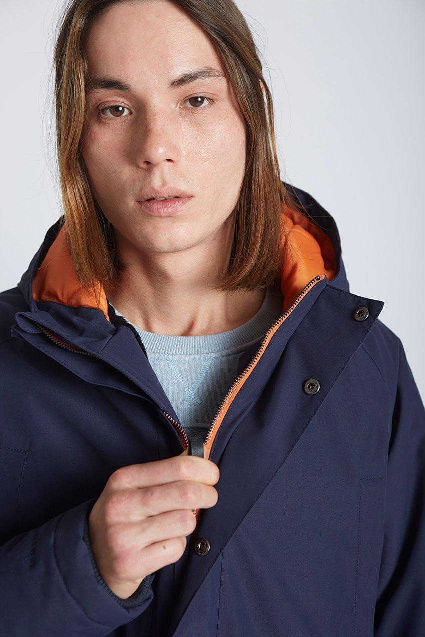 Parka Adahí Azul Tiwel Hombre