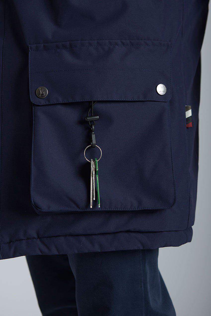 Parka Adahí Azul Tiwel Hombre