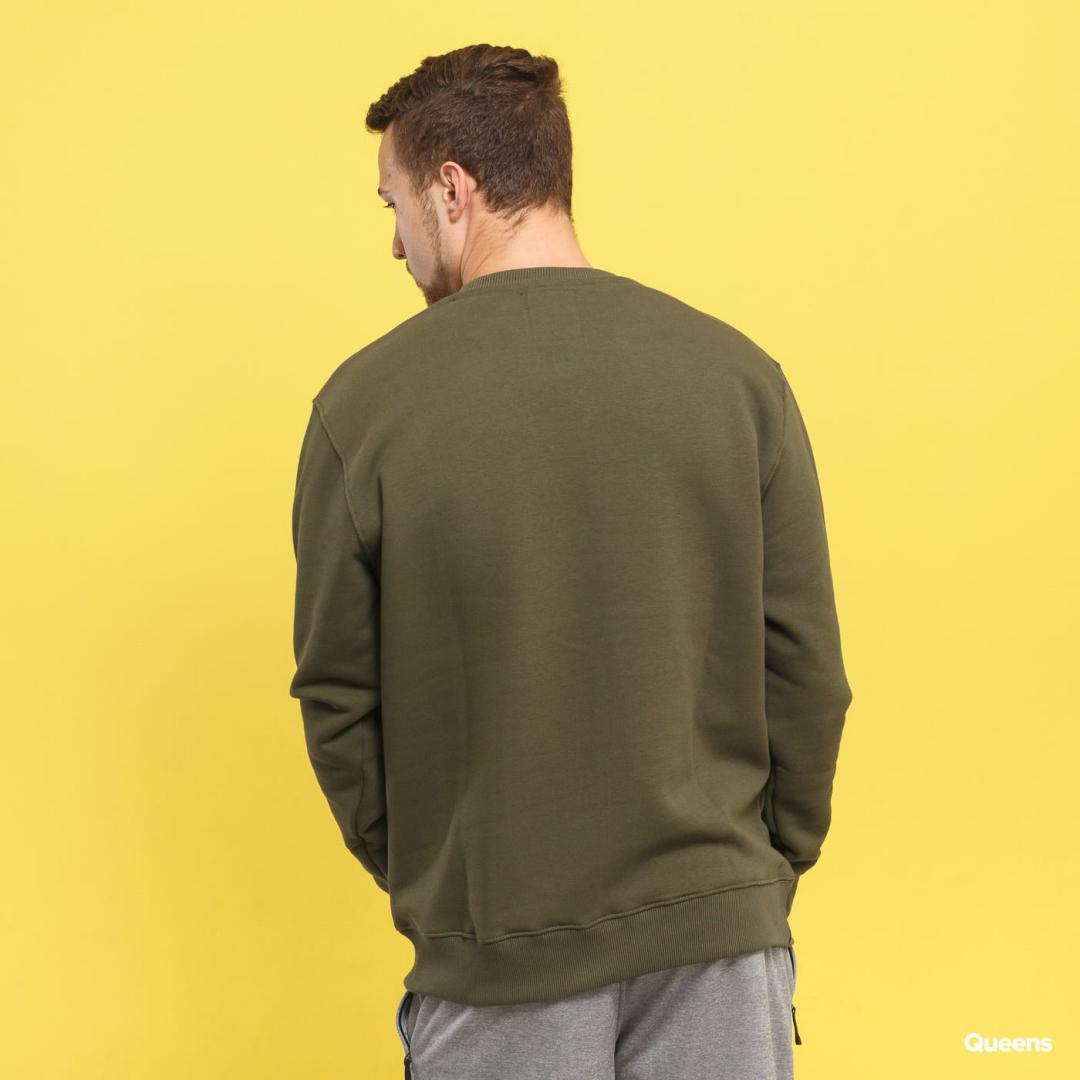 ALPHA SUDADERA BASIC DARK OLIVE