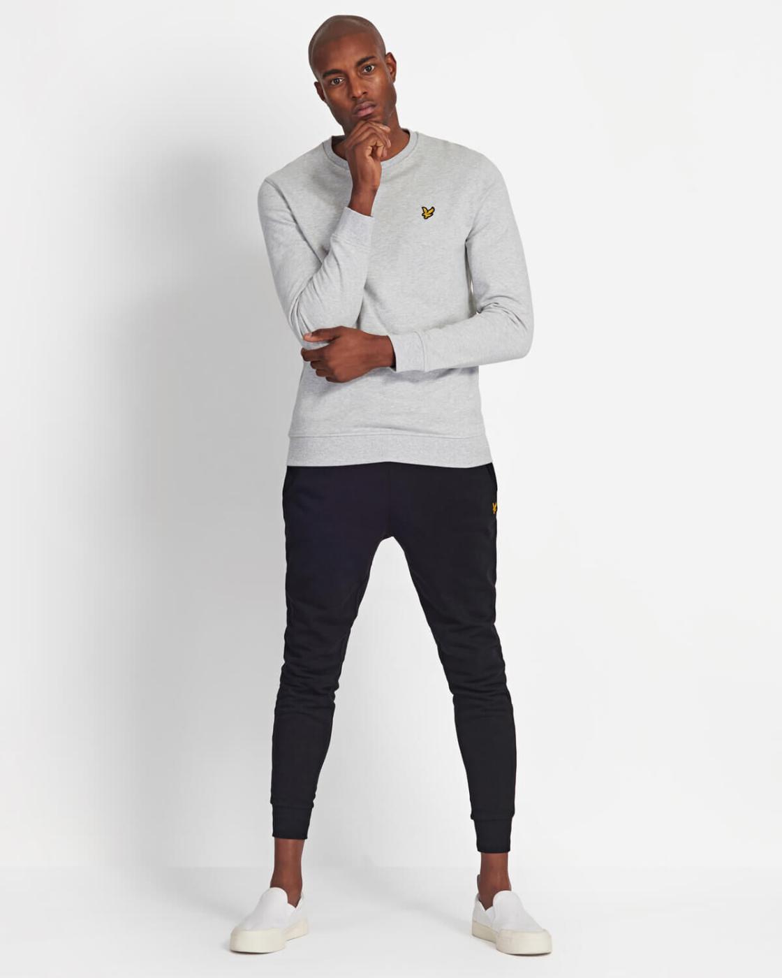 LYLE&SCOTT SUDADERA GRIS CLARO