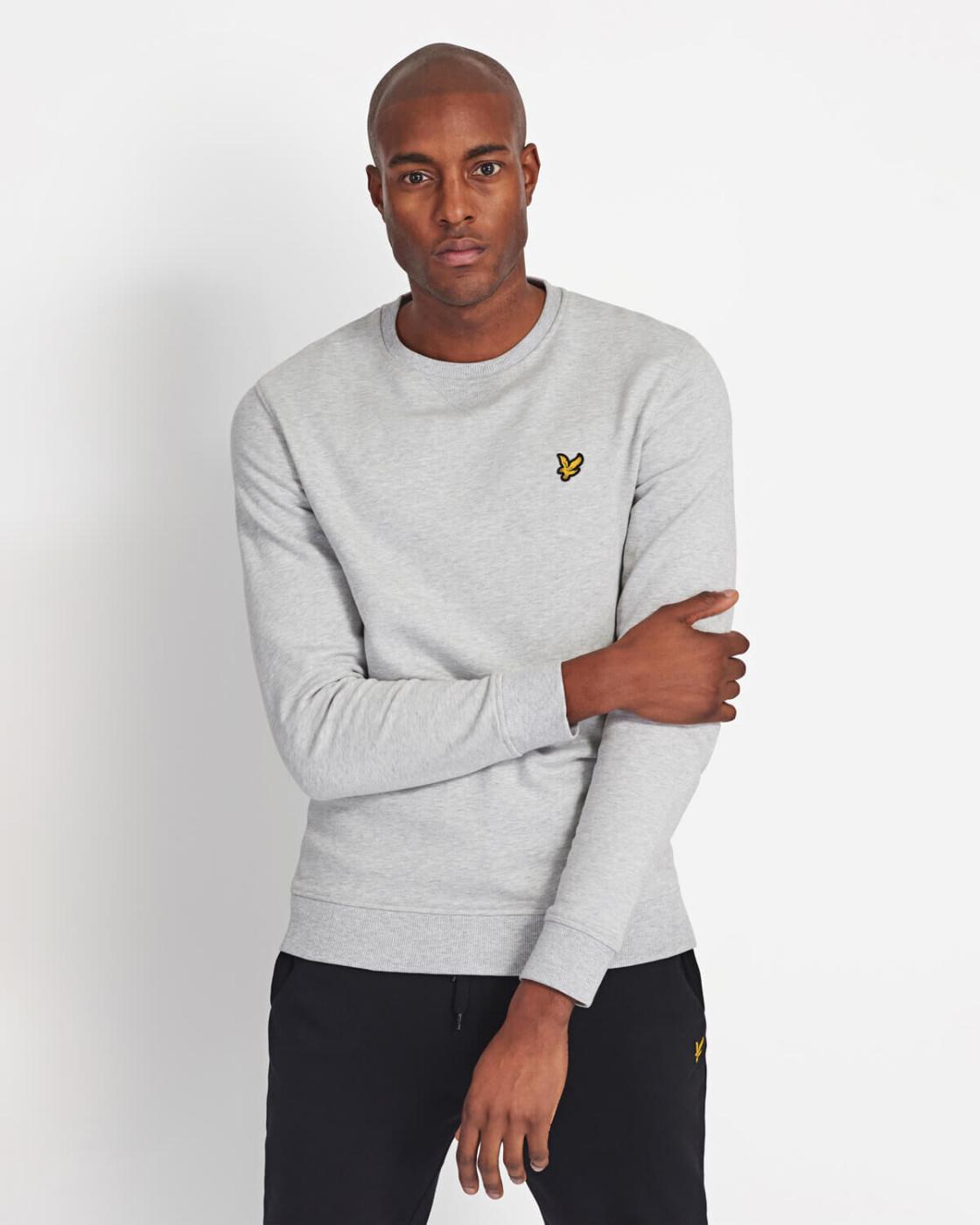LYLE&SCOTT SUDADERA GRIS CLARO