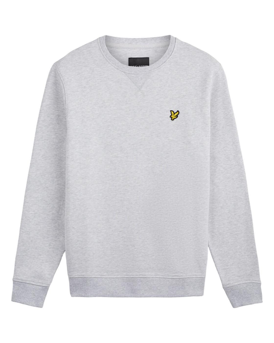 LYLE&SCOTT SUDADERA GRIS CLARO