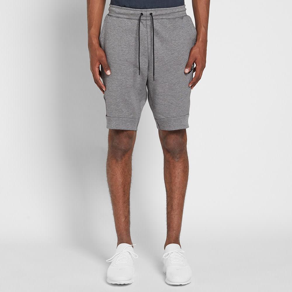tech fleece shorts gray nike