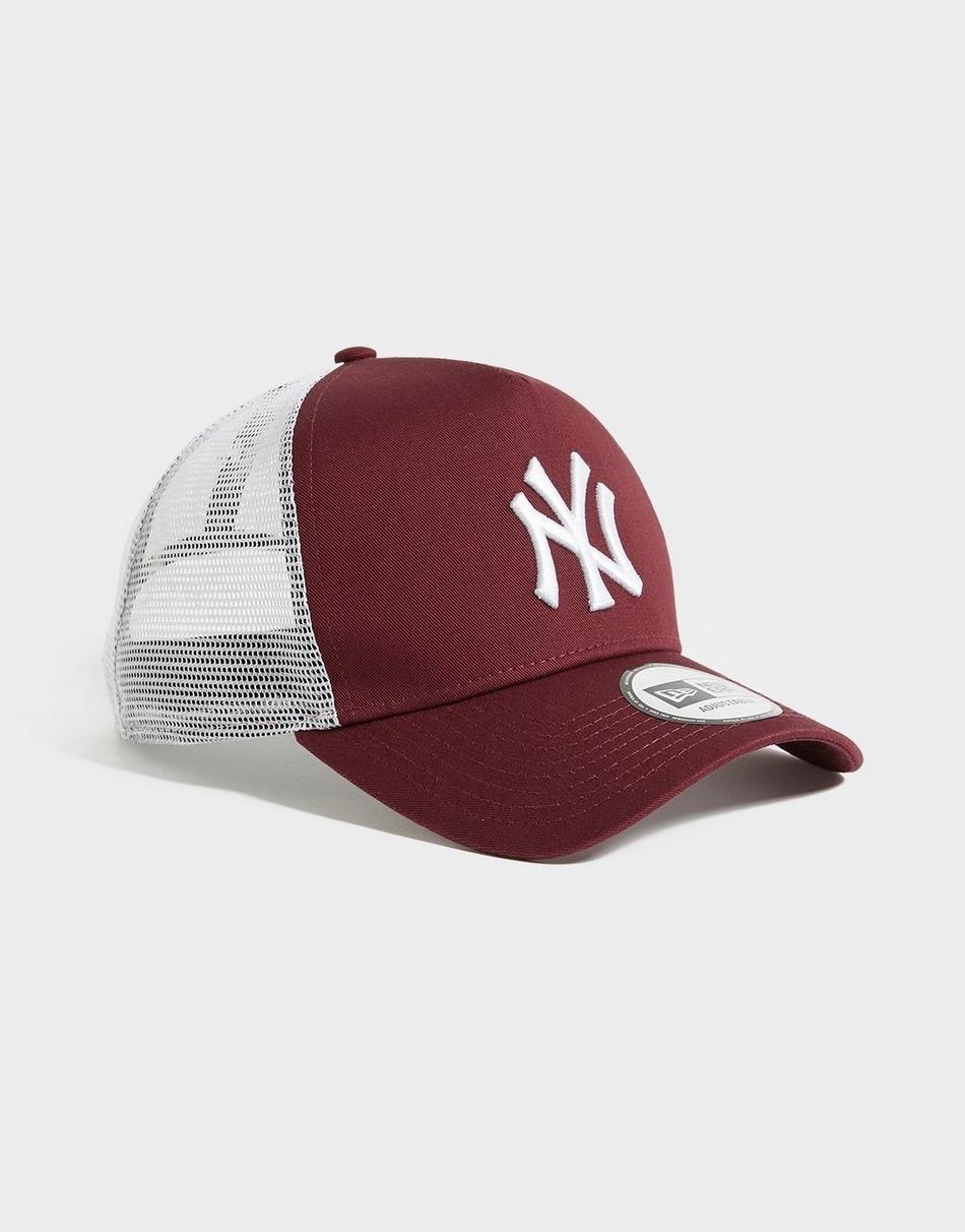 GORRA NEW ERA BURDEOS BLANCO LEAGUE ESSENTIAL 940