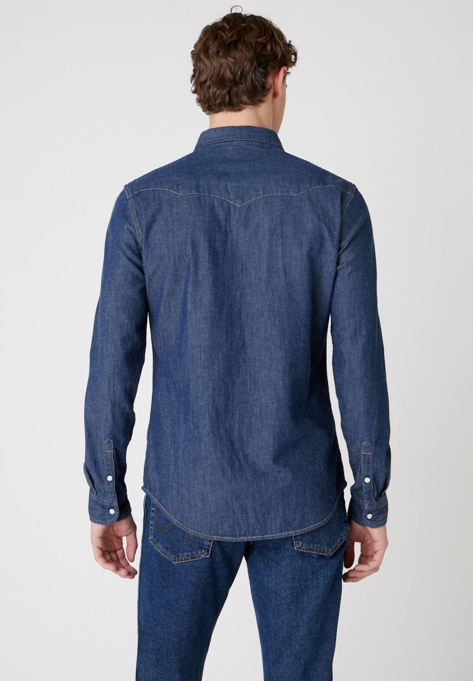 WRANGLER CAMISA VAQUERA DARK STONE