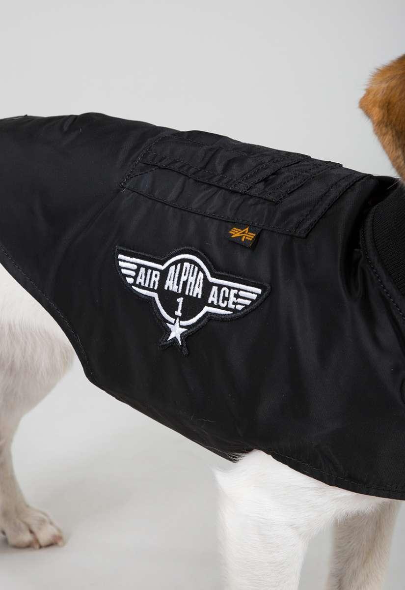 Dog Ma 1 nylon fligth jacket Black  Alpha