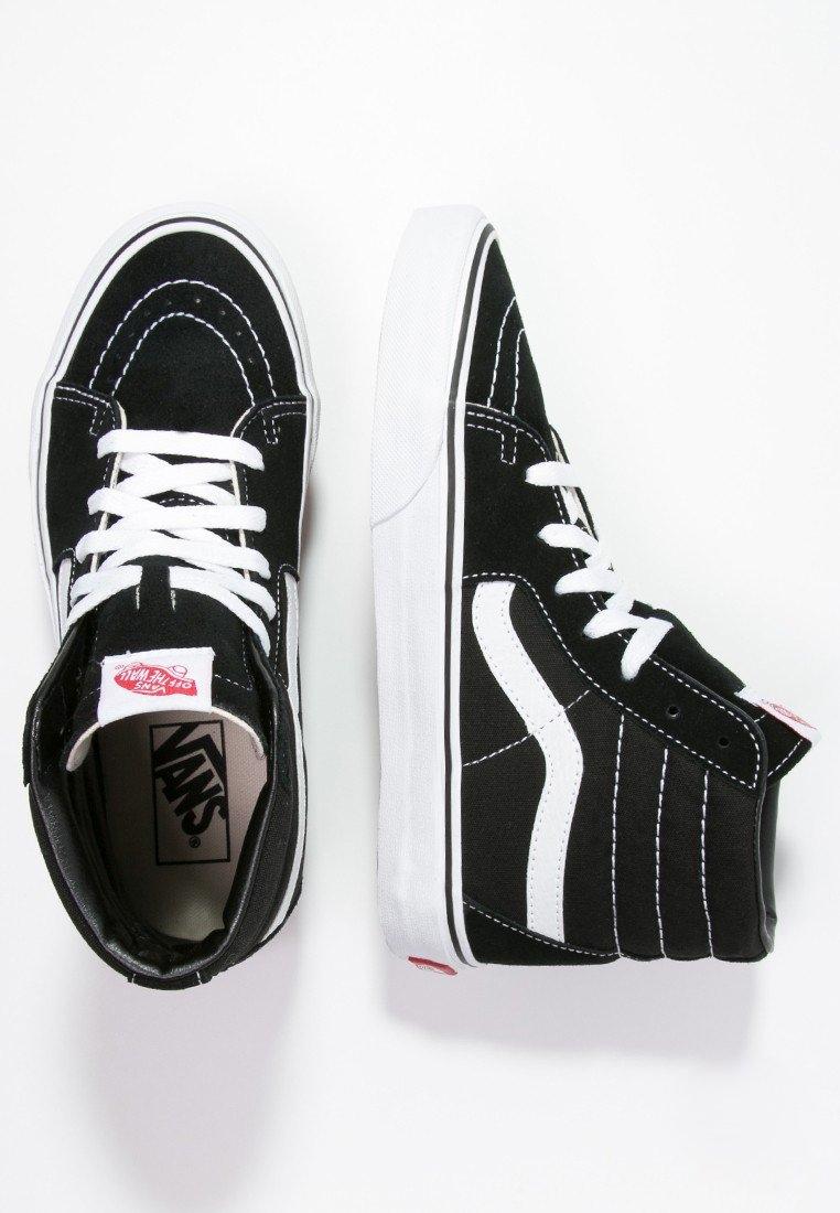 VANS SK8-HI  BLACK TRUE WHITE KIDS