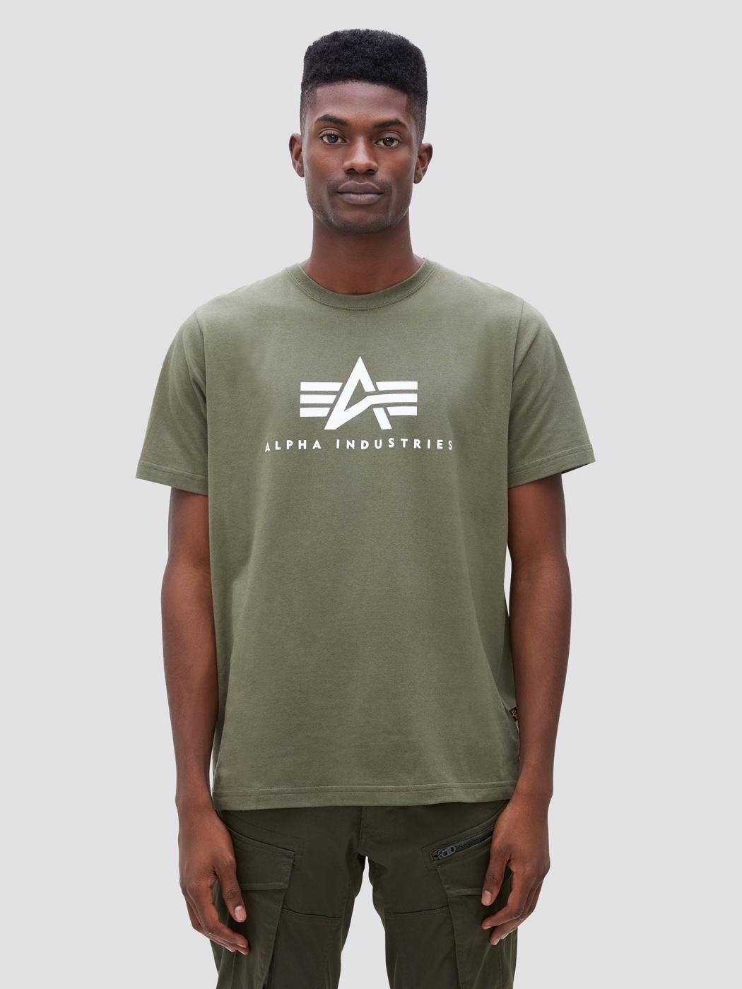 CAMISETA BASICA LOGO VINTAGE GREEN ALPHA