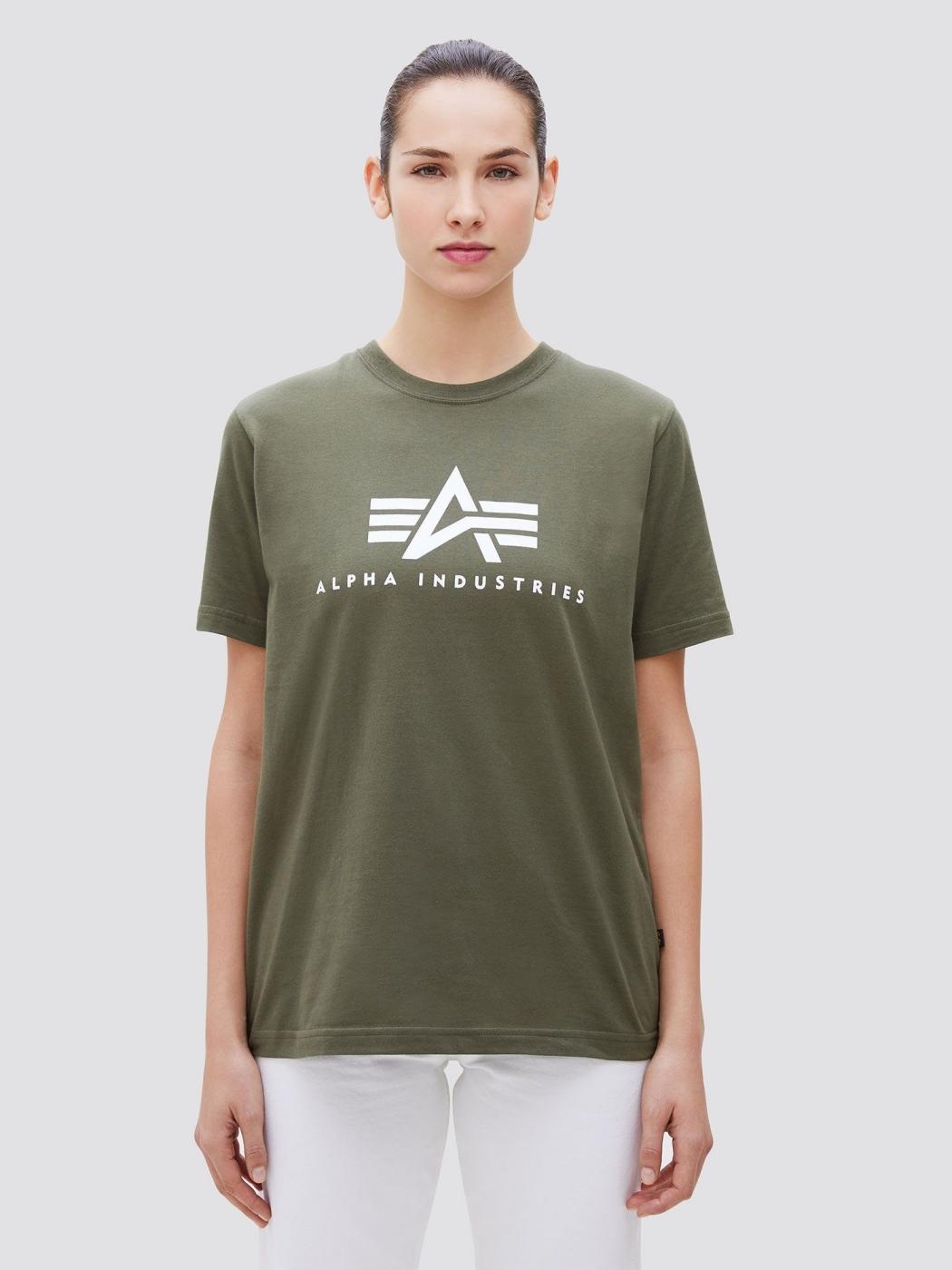 CAMISETA BASICA LOGO VINTAGE GREEN ALPHA