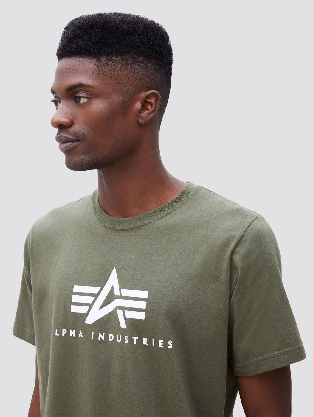 CAMISETA BASICA LOGO VINTAGE GREEN ALPHA