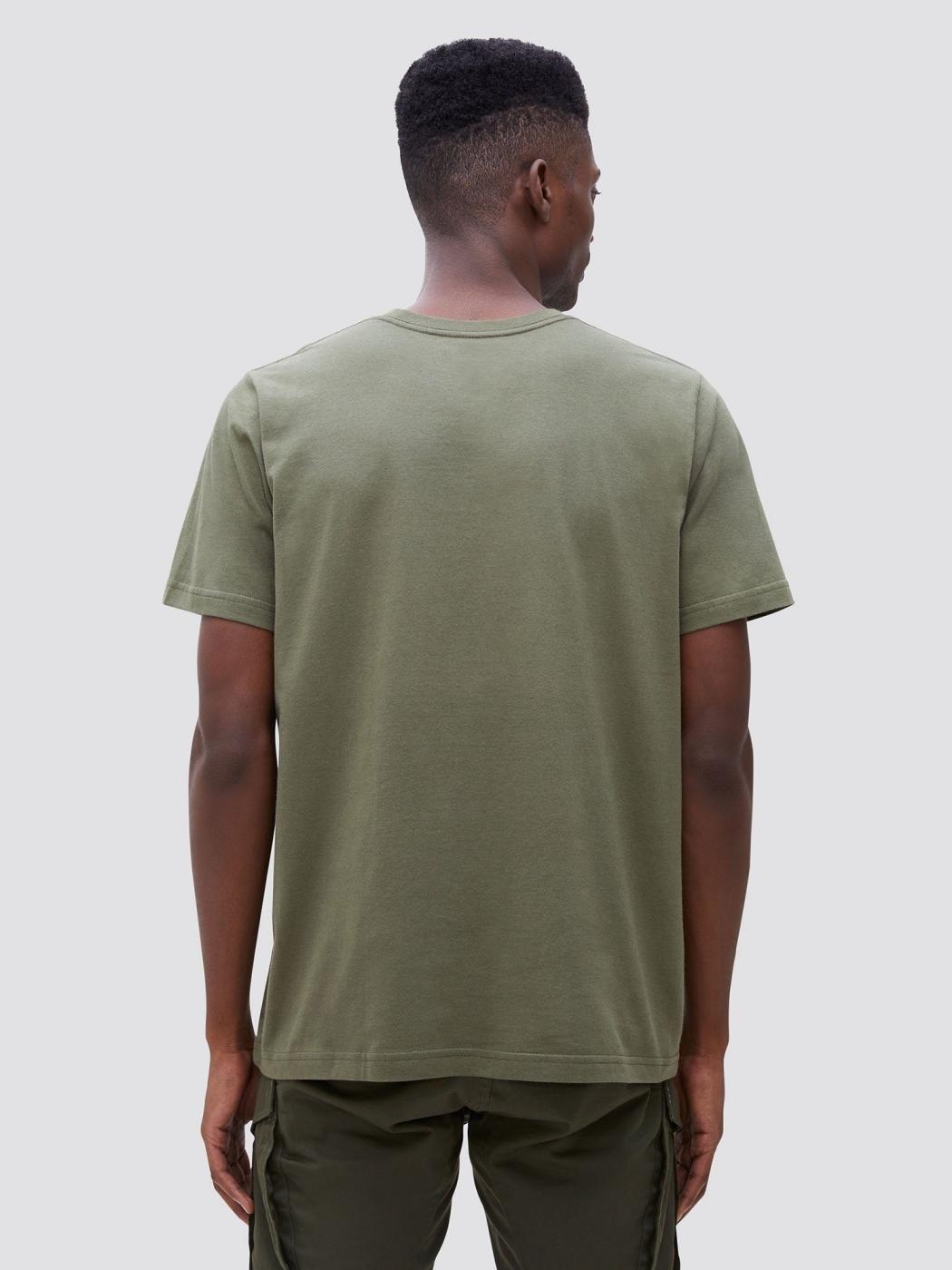 CAMISETA BASICA LOGO VINTAGE GREEN ALPHA