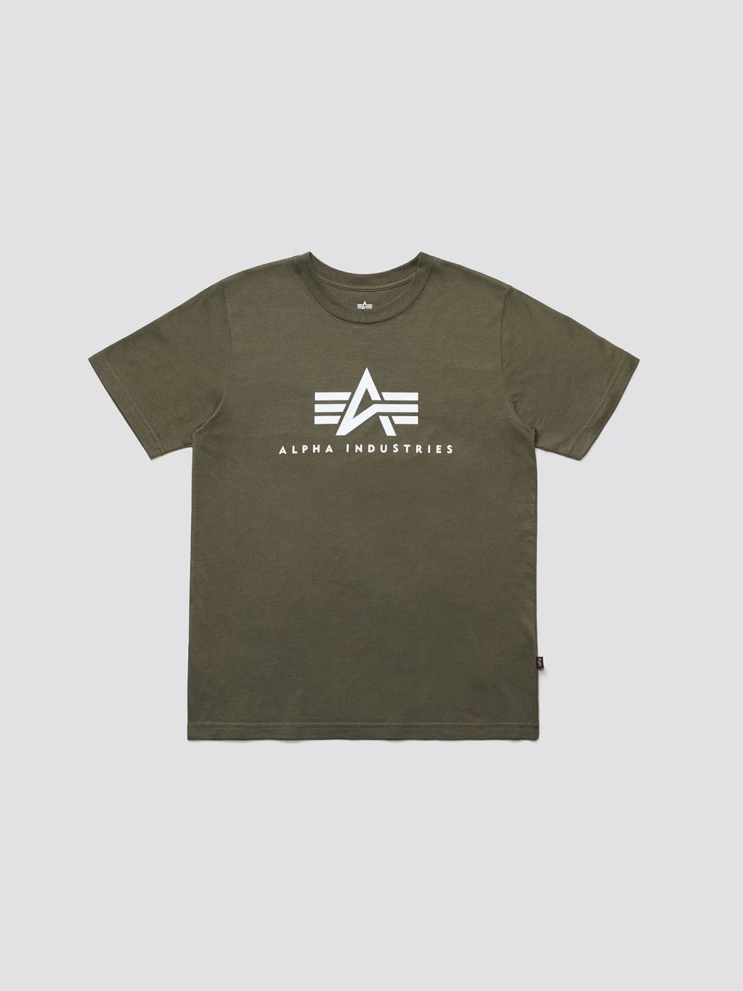 CAMISETA BASICA LOGO VINTAGE GREEN ALPHA