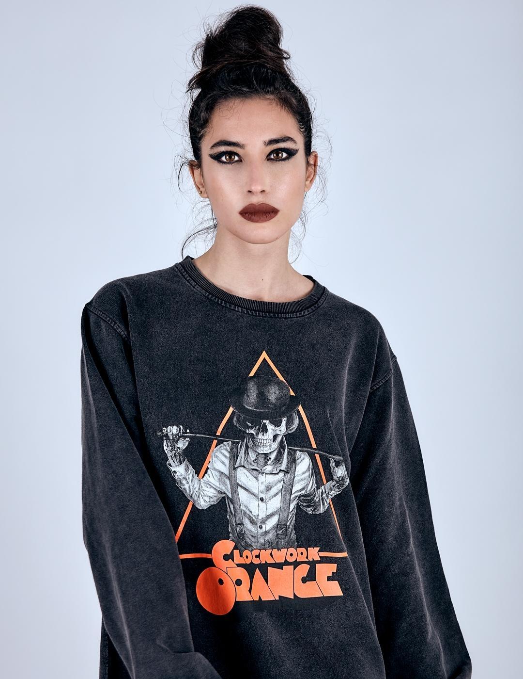 SUDADERA LE CRANE ORANGE
