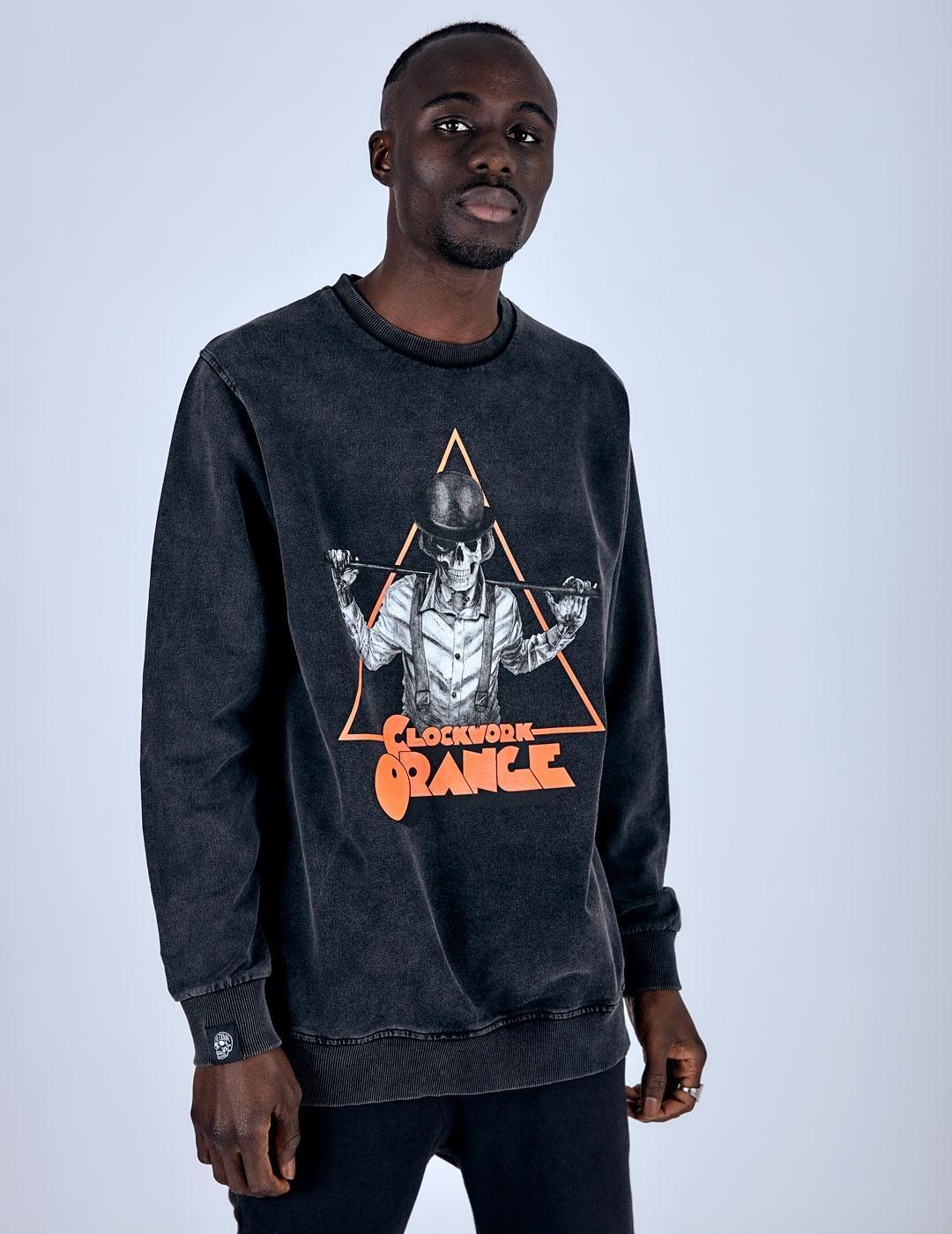 SUDADERA LE CRANE ORANGE