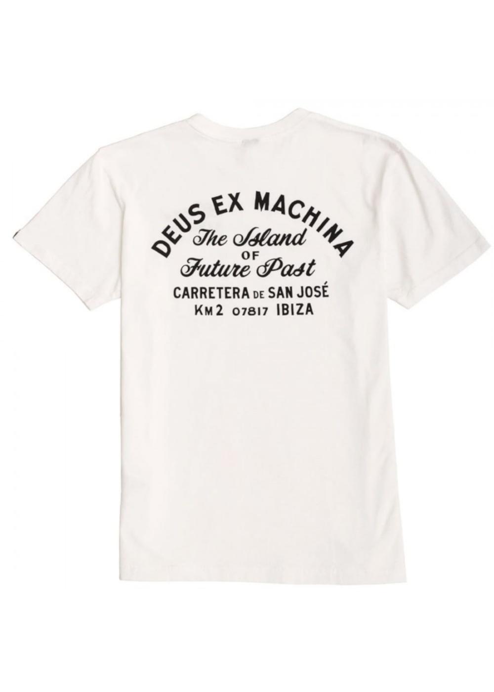 DEUS CAMISETA BLANCA IBIZA POCKET