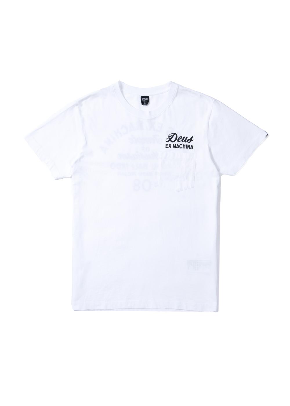 DEUS CAMISETA BLANCO CANGGU POCKET