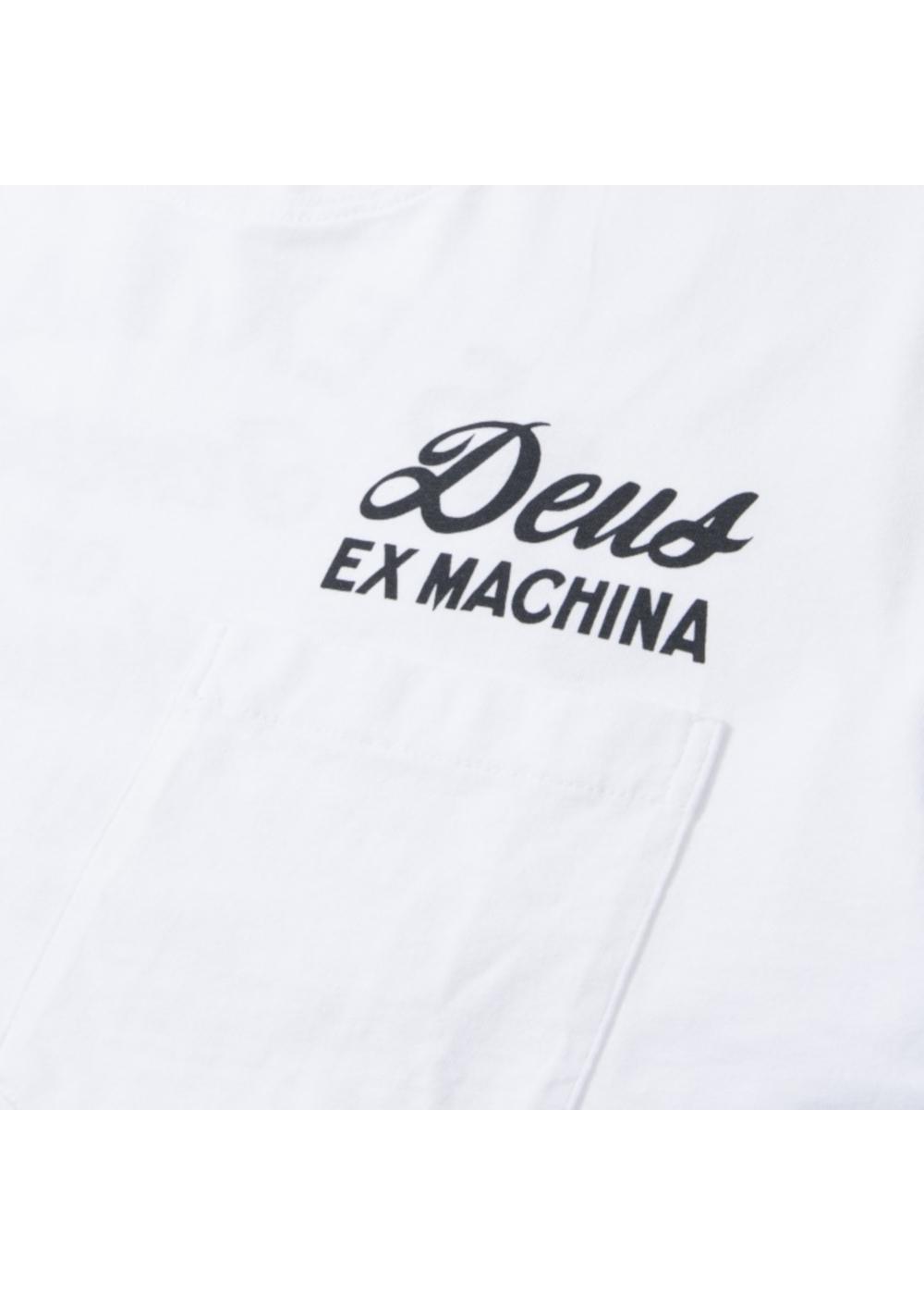 DEUS CAMISETA BLANCO CANGGU POCKET